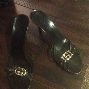 Gucci Black Sandals