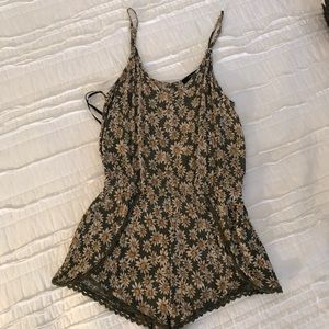 Forever 21 sunflower romper