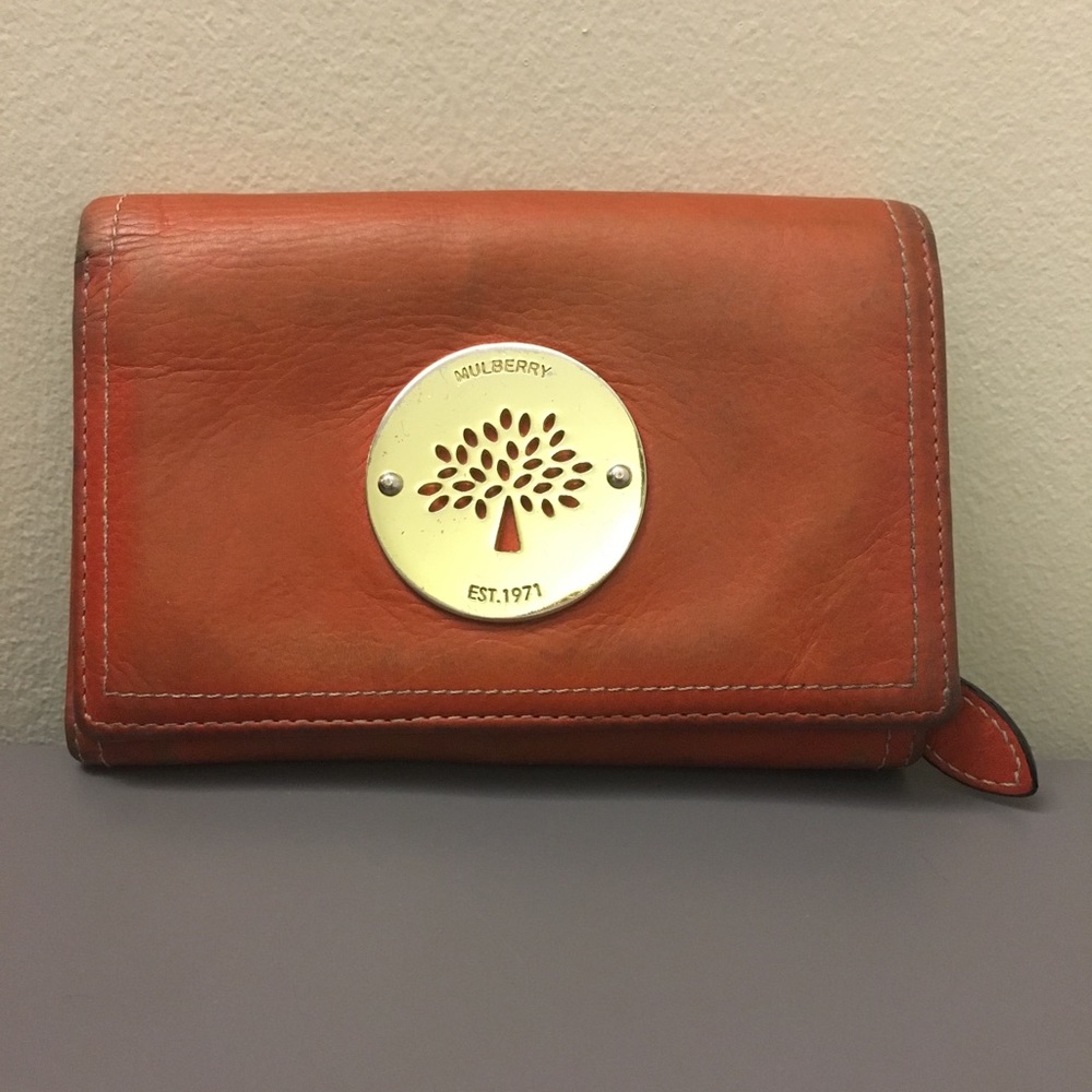Mulberry Wallet Orange