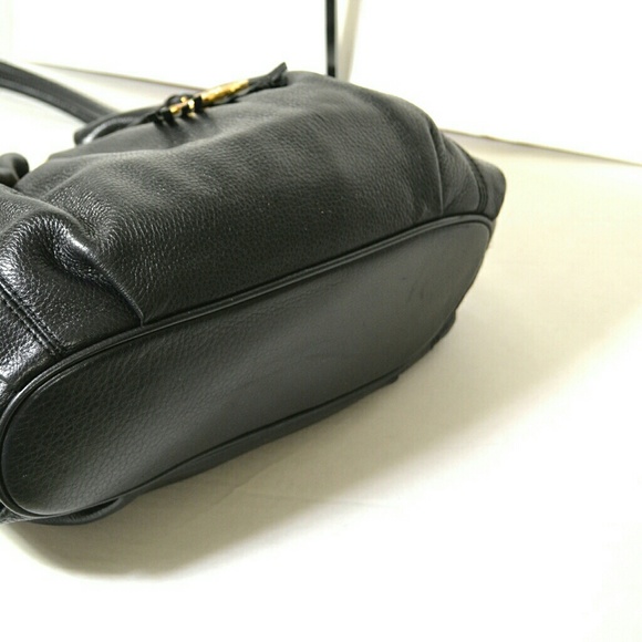 Michael Kors Black Leather Bucket Bag - Picture 5 of 6