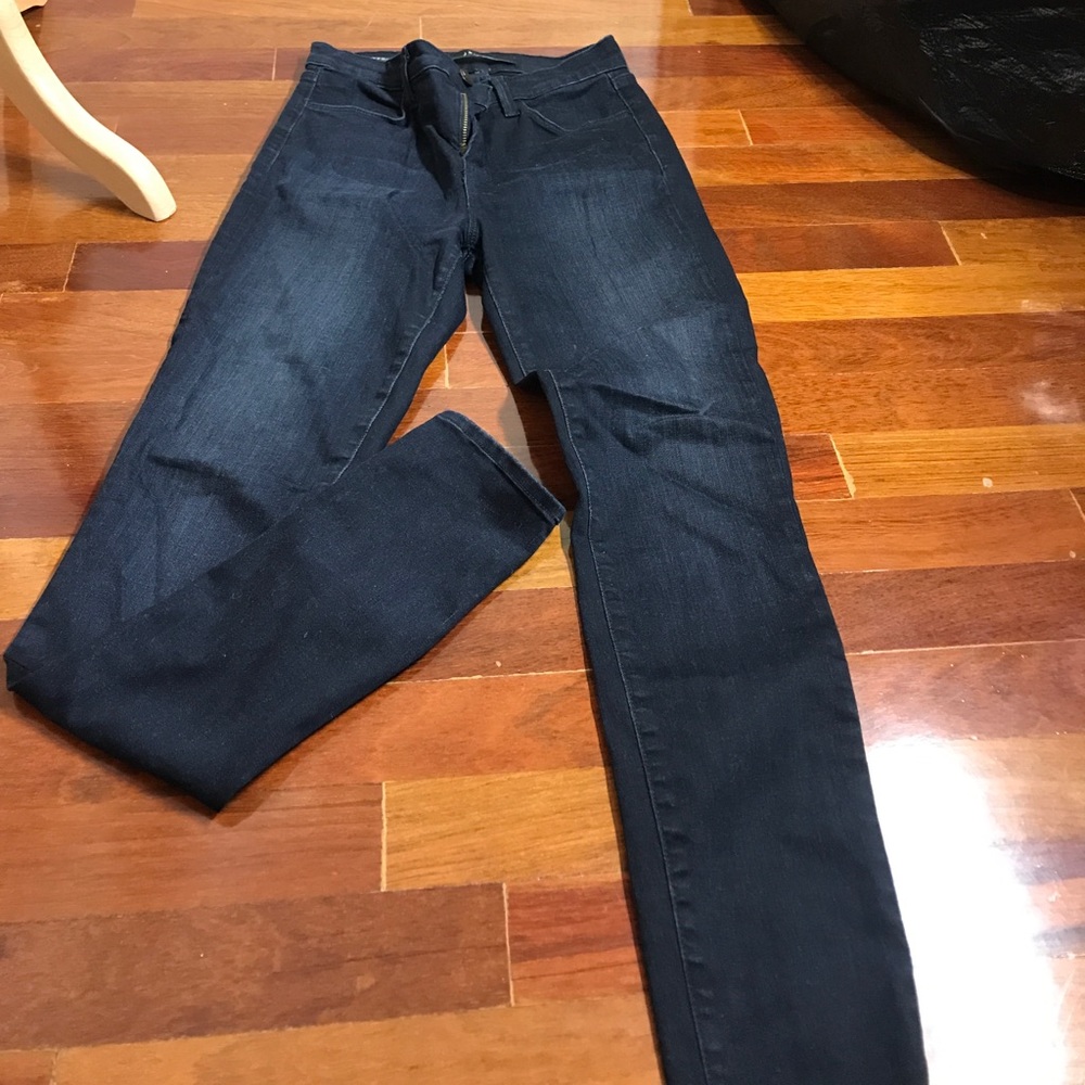 J brand women’s dark wash mid rise jeans