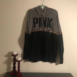 Victoria's Secret Pink sequined hoodie