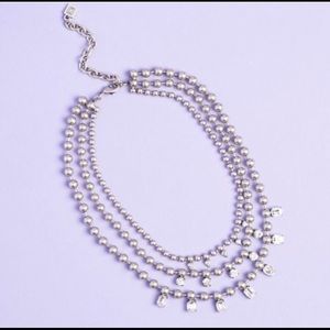 NWT DANNIJO Three-Strand Metal Necklace 💎