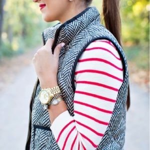 J.Crew Excursion Herringbone Vest