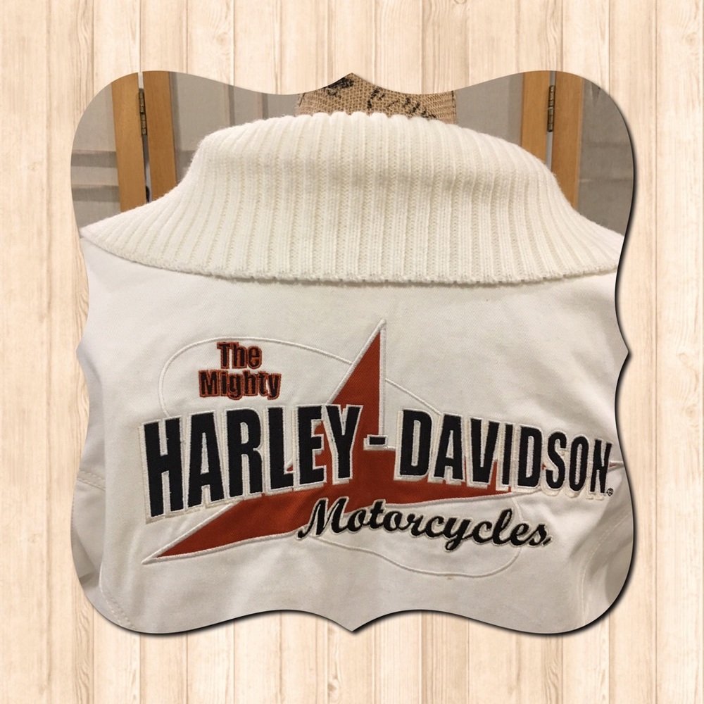 ✅XL Harley-Davidson® Rib Knit Riding Jacket EUC