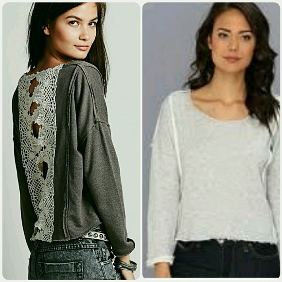 Free People Victorian lace pullover - Picture 3 of 8