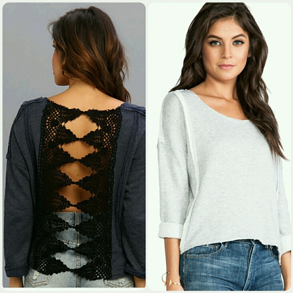 Free People Victorian lace pullover - Picture 4 of 8