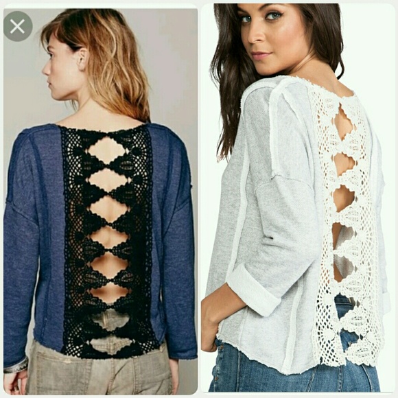 Free People Victorian lace pullover - Picture 8 of 8