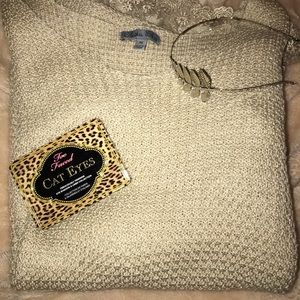 Olivia Sky Cream Knit Sweater