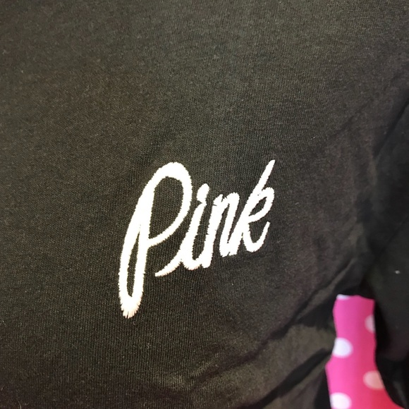 NWT VS PINK Cropped Campus Tee - Picture 4 of 4