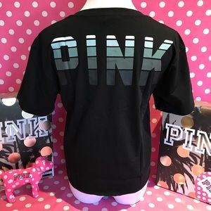 NWT VS PINK Cropped Campus Tee