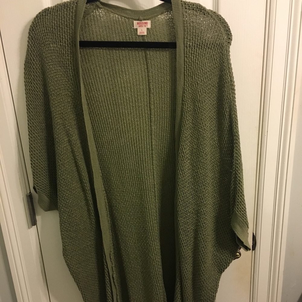 SUPER CUTE LONG SHRUG SWEATER