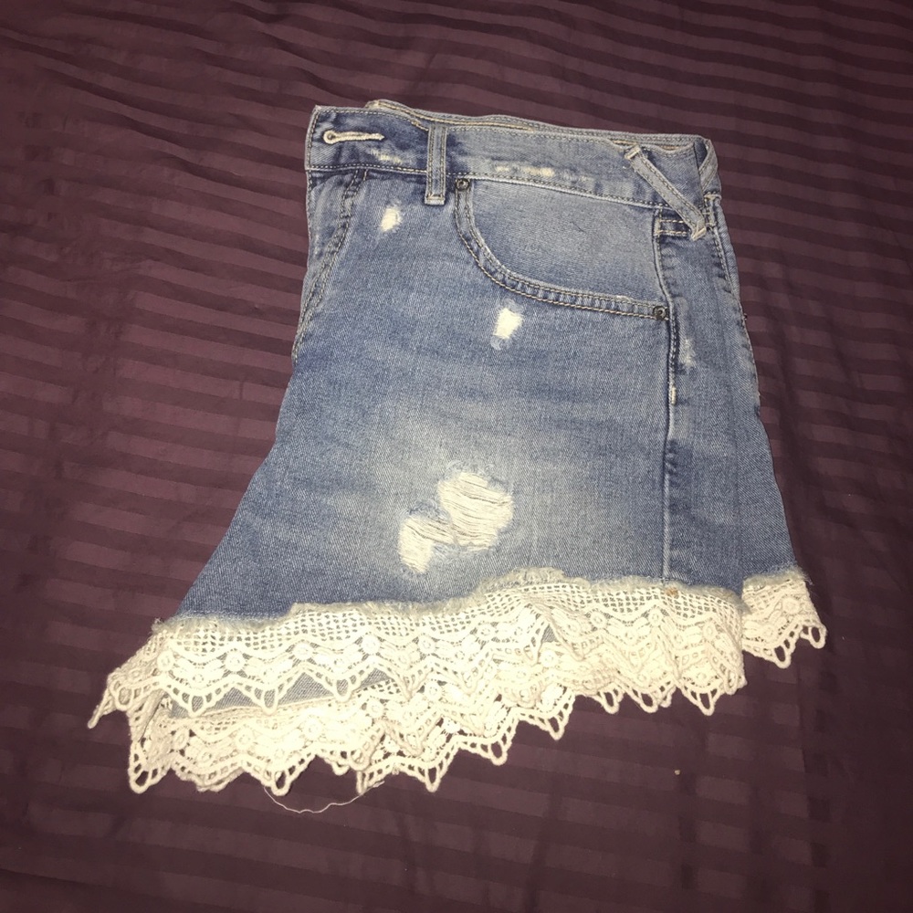 Free People lace shorts 30