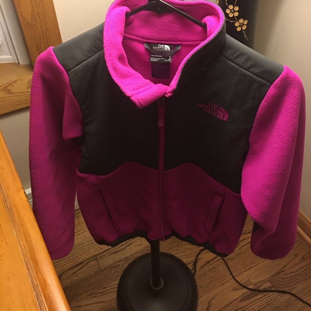 Girls Medium North Face Denali Fleece
