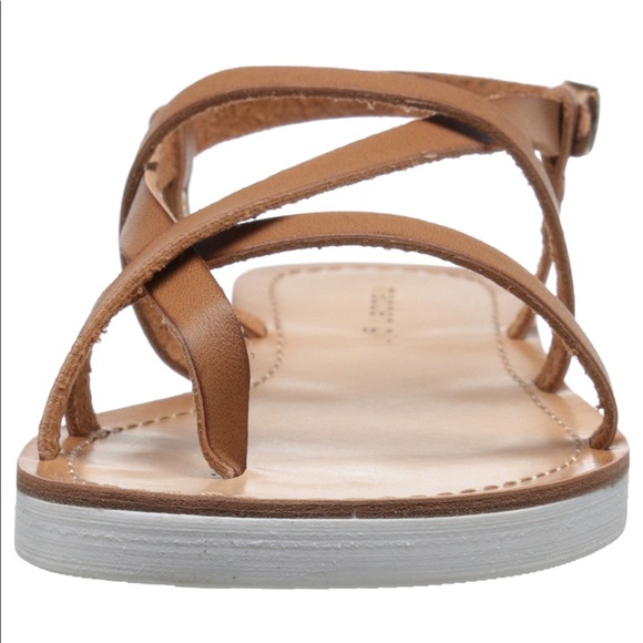 MADDEN GIRL LUDO COGNAC BROWN SANDALS - Picture 7 of 8
