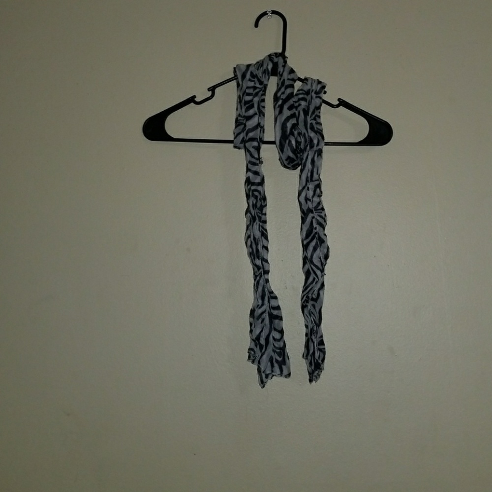 Zebra print scarf/ Shaw