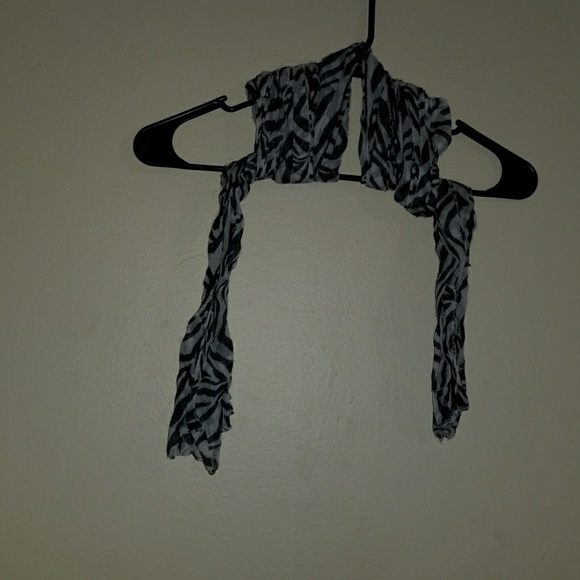 Zebra print scarf/ Shaw - Picture 2 of 3