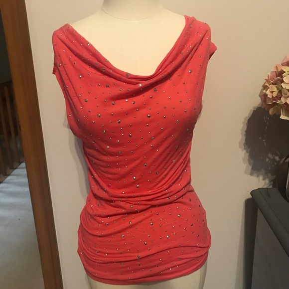 Tops - ⚠️50% off Bundles!!!⚠️  Pink embellished top