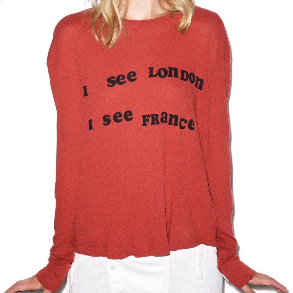 Wildfox I see London Long sleeve t-shirt
