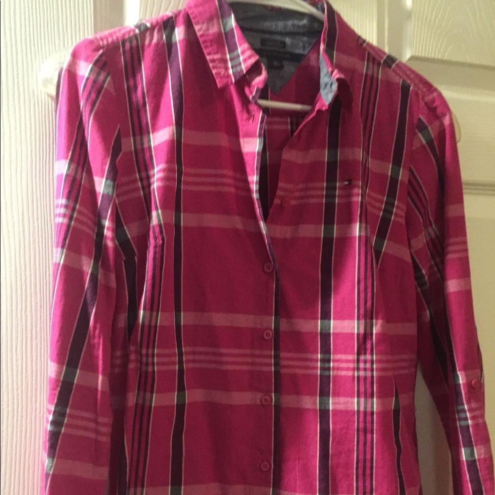 Tommy Hilfiger check shirt. S
