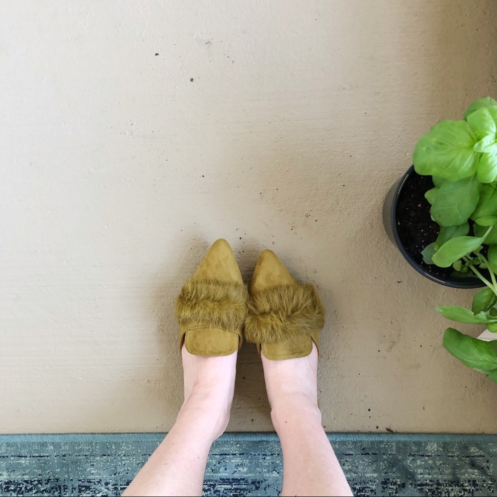 LAST 1! Olive pointed mule - Picture 5 of 6