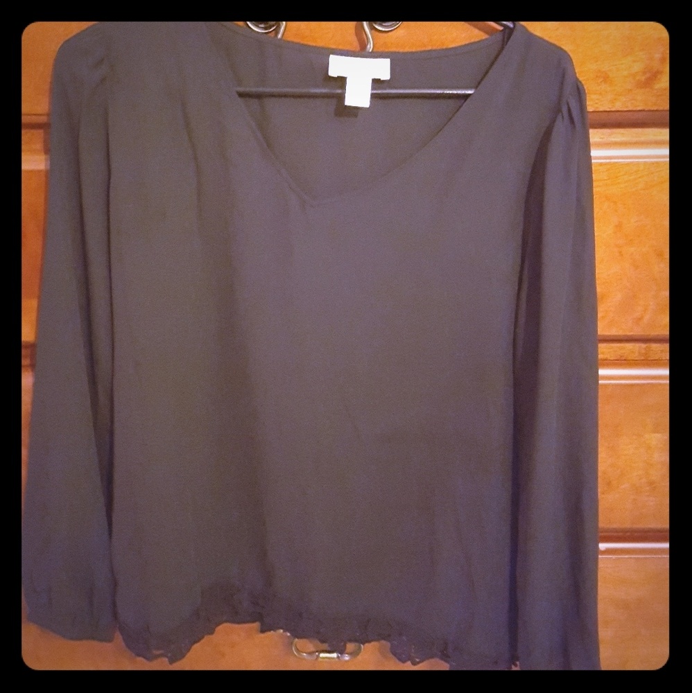 Black Ann Taylor Blouse