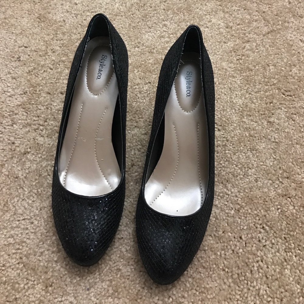 Blue glittery heels - Send offer