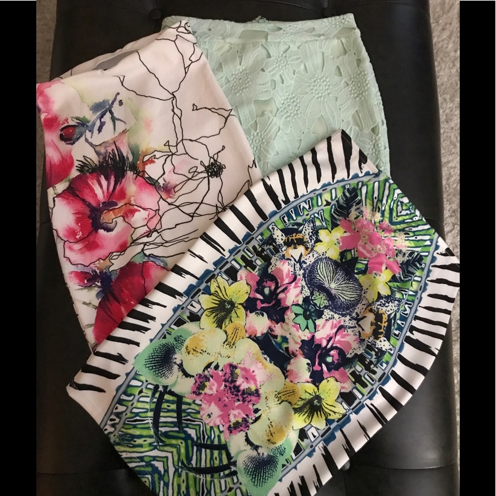 High waist skirts