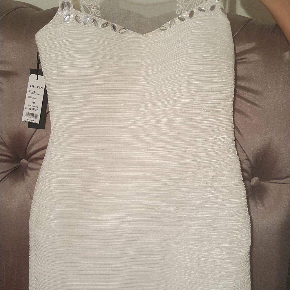 Evening knee length dress