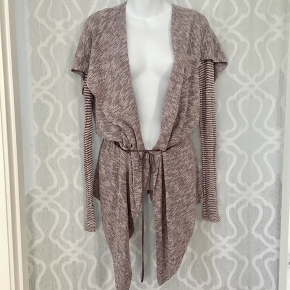 long cardigan with tie belt