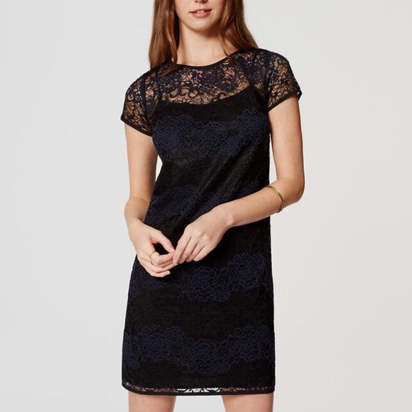 Loft lace shift dress - Picture 1 of 5