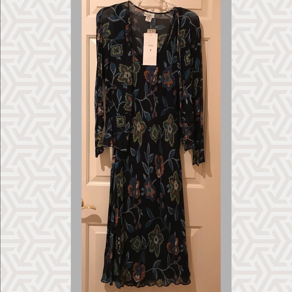 NWT Paradise NY 2 piece dress & chiffon jacket