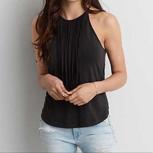 AEO Soft & Sexy Fringe Hi-neck Tank Top