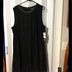 Nwts lacy black dress