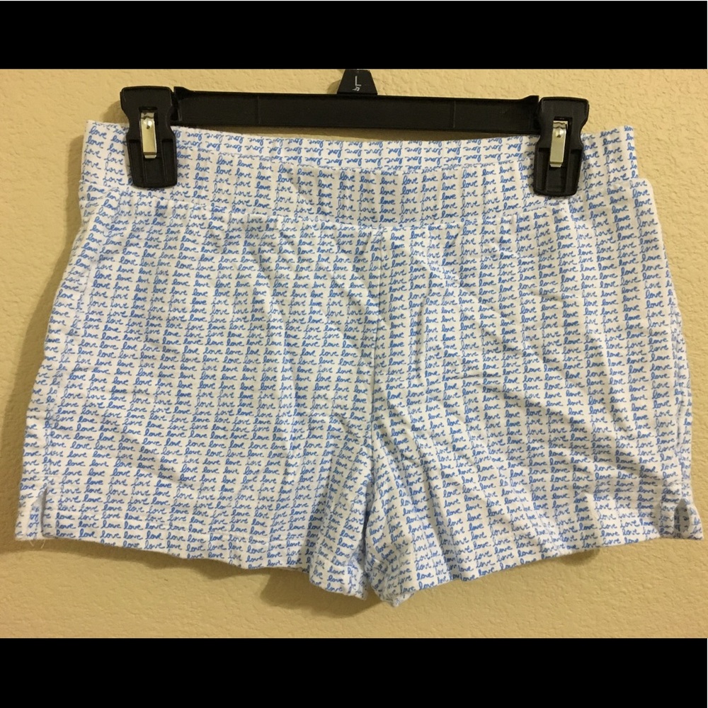 Old Navy big girls size 14 “love” print shorts