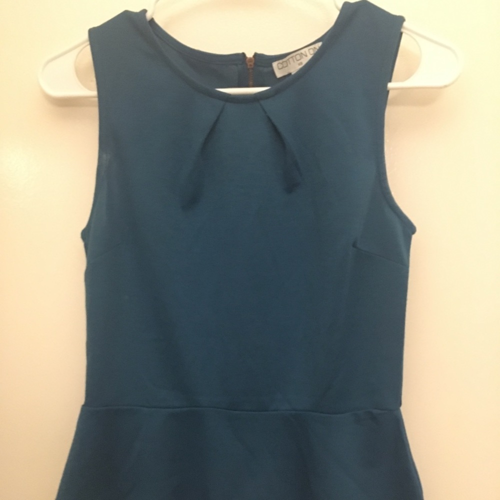Teal blouse