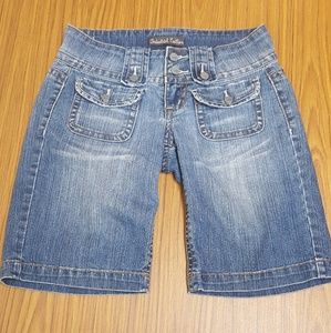Juniors Size 5 Bermuda Jean Shorts