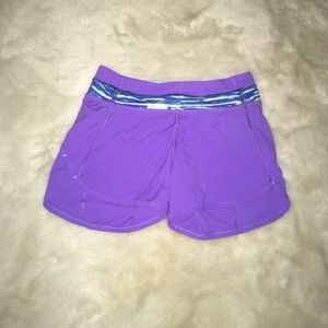 purple Ivivva shorts