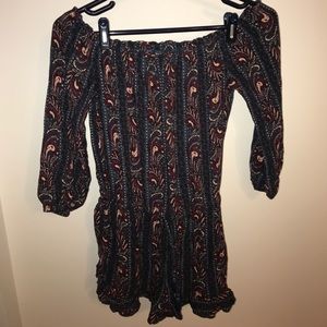 American Eagle off the shoulder romper