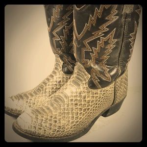 Kids 4.5D Western snake Skin Boots by Durango