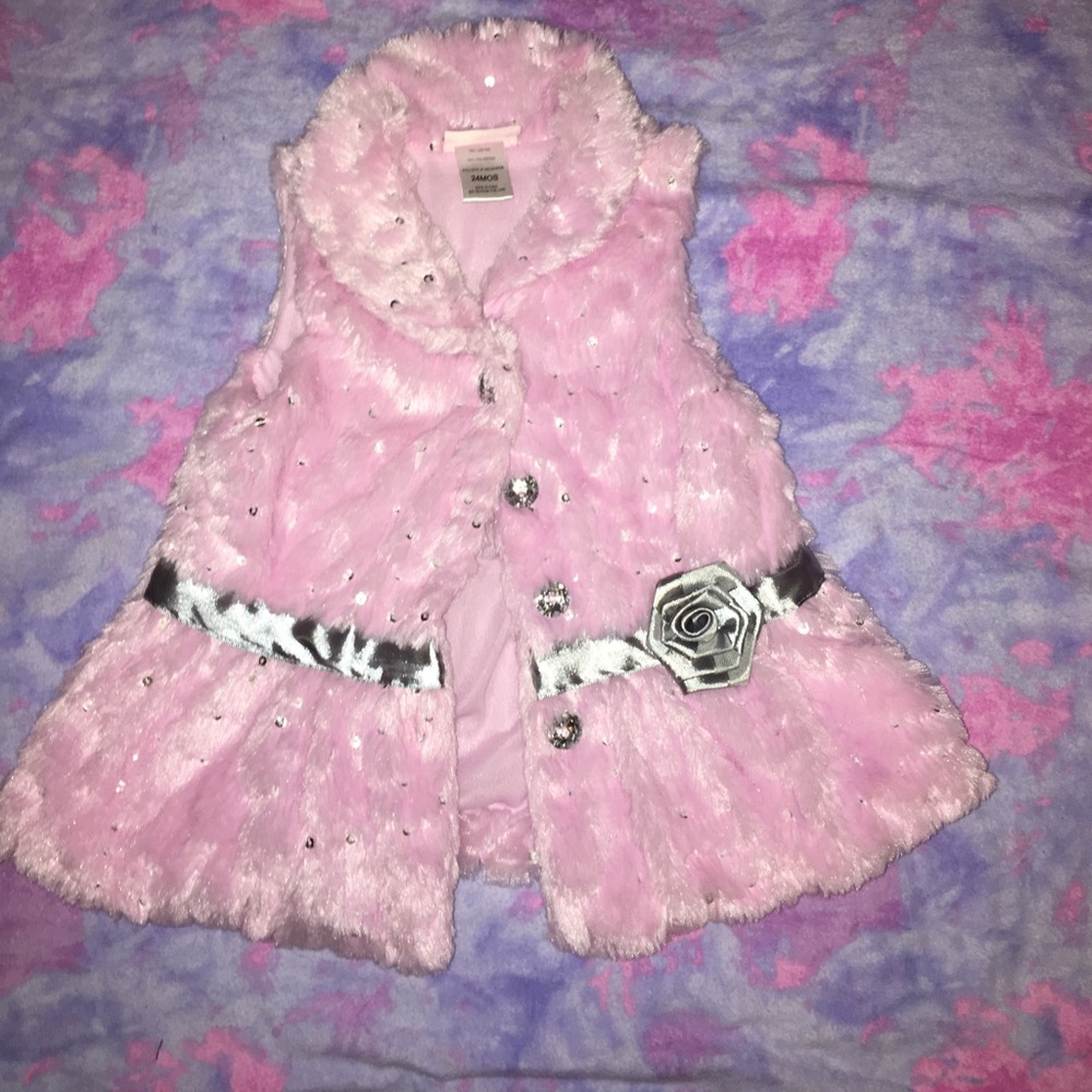 24M Little Lass Sequin Vest