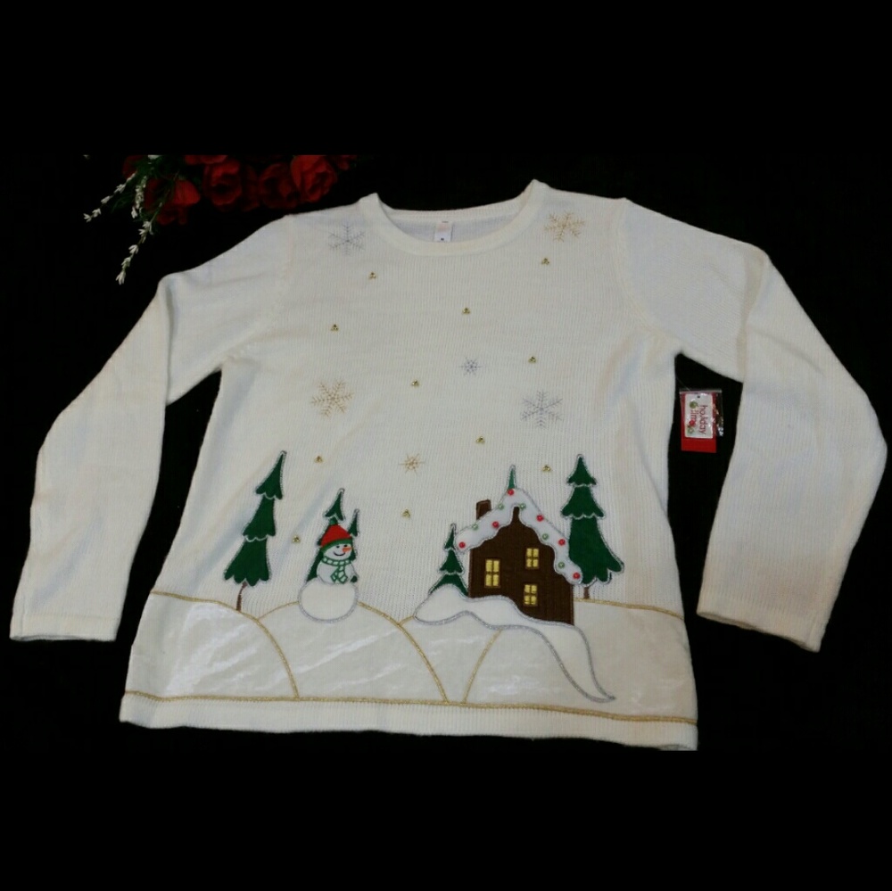 🎄 NWT Snowman Winter Christmas Sweater