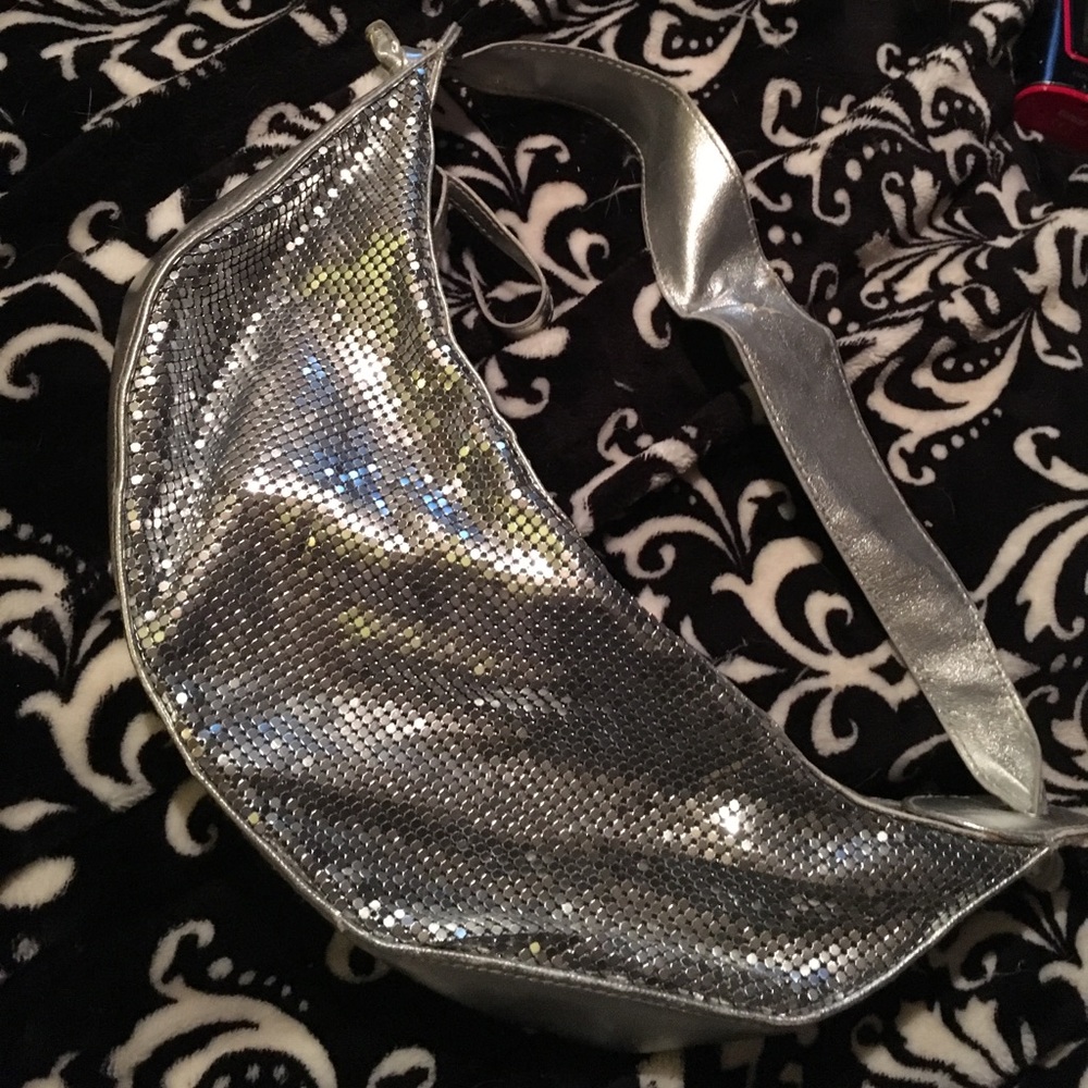 Valerie Stevens Silver Sequined Bag