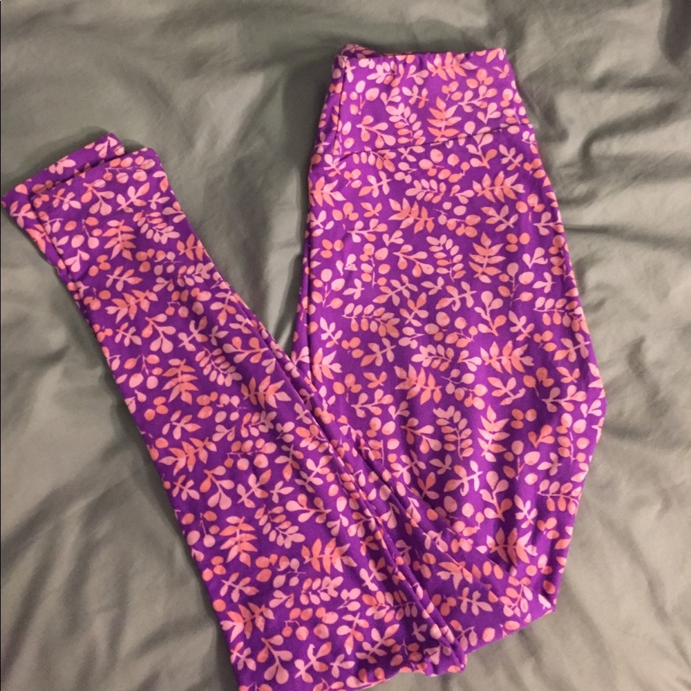 Lularoe OS Leggings - Floral NWOT