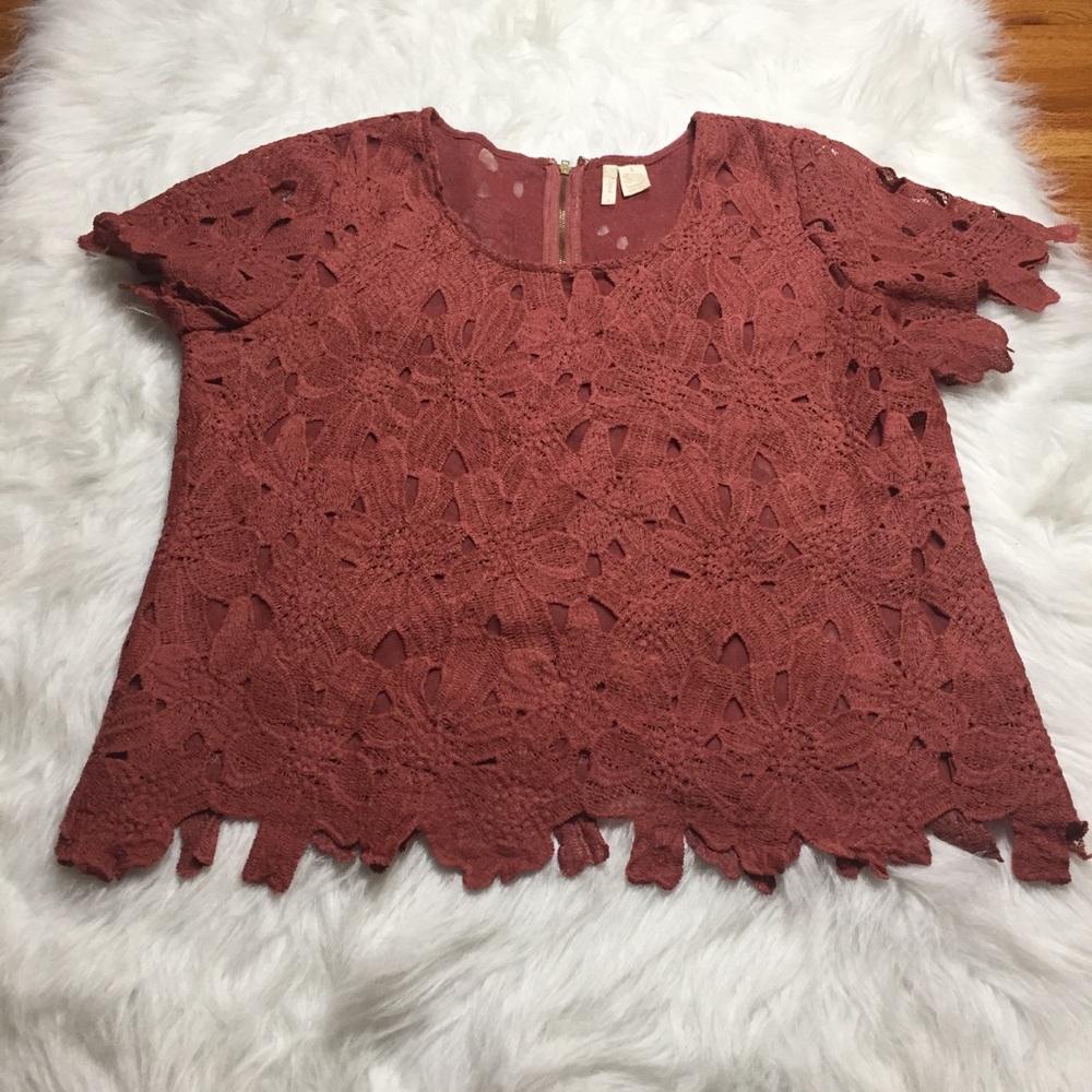 Japna Openwork Mauve Shell Sz Large - image 2
