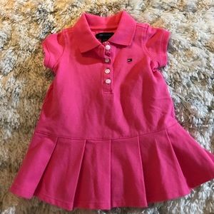 Tommy Hilfiger Pink Polo Dress NWOT 3-6 months