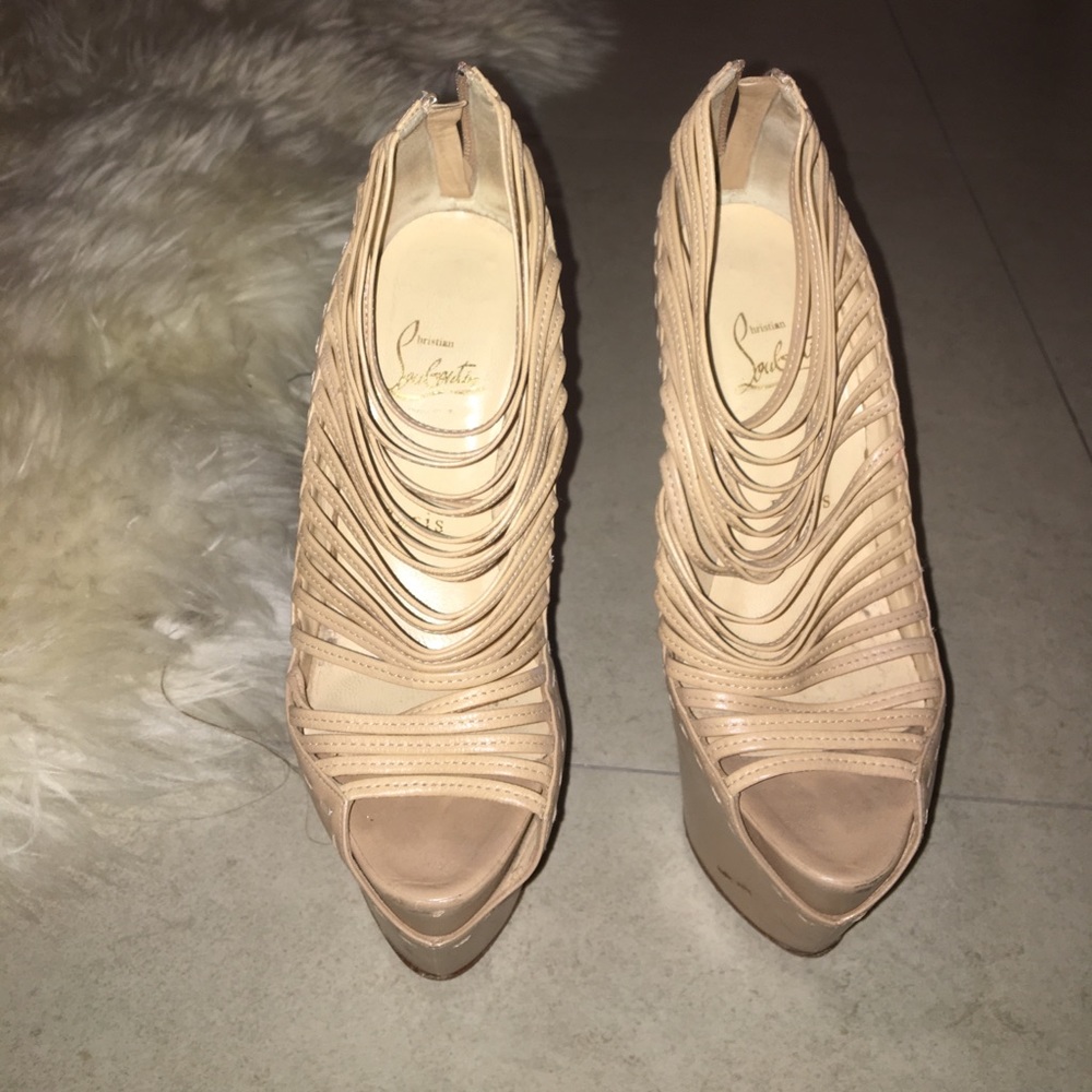 Christian Louboutin strappy heel