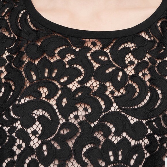 Loft lace shift dress- nude and black - Picture 3 of 5