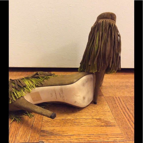Jimmy Choo Suede Fringe Booties - Picture 4 of 4