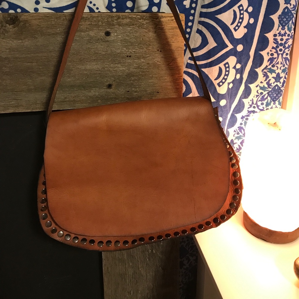 Handmade real leather purse.